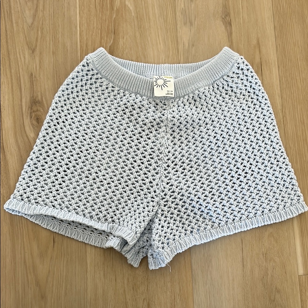 Offline by Aerie Crochet High Waisted Shorts